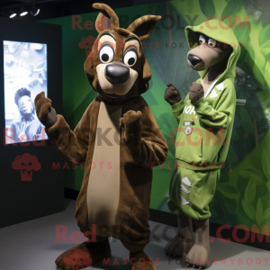 Mascot character of a Olive...