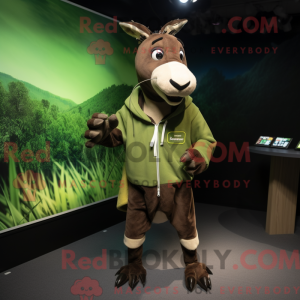 Mascot character of a Olive...