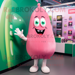 Pink Cucumber mascotte...