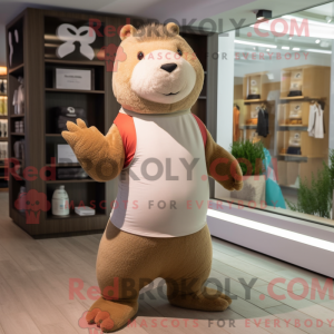 Mascot karakter van een...