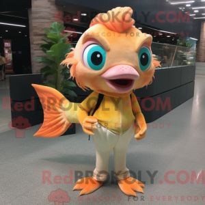 Mascot karakter van een...