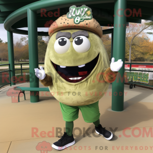 Mascot character of a Olive...