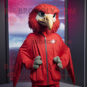 Red Vulture maskot kostym...