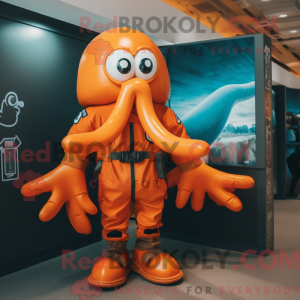 Mascottefiguur van een...