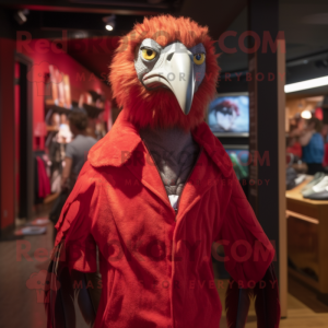Red Vulture maskot drakt...