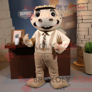 Personnage mascotte d un...