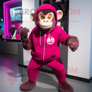 Magenta Monkey mascotte...