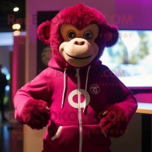 Magenta Monkey mascotte...