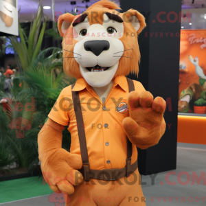 Mascottekarakter van een...