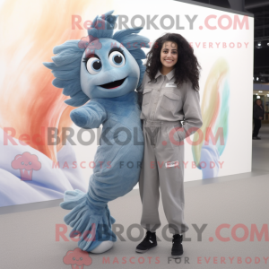 Mascot character of a Gray...