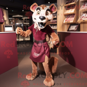 Mascot karakter van een...