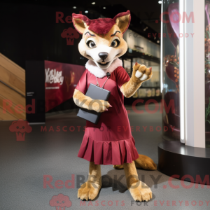 Maskot karakter af en...