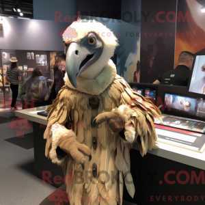 Mascottefiguur van een...