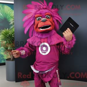Mascottekarakter van een...