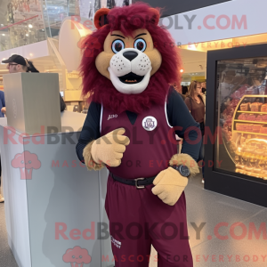 Mascot karakter van een...