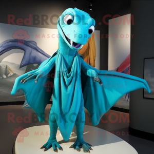 Cyan Pterodactyl mascotte...