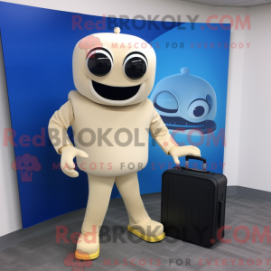 Mascot character of a Cream...