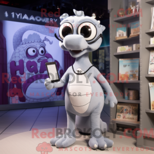 Mascot character of a Gray...