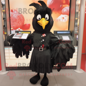 Black Rooster mascotte...