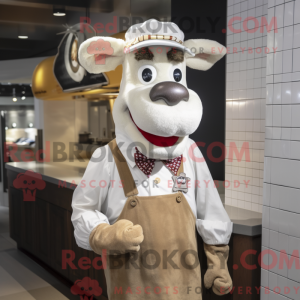 Mascot character of a Beef...