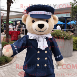 Personaje mascota de un oso...