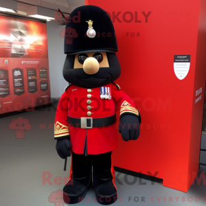 Mascot character of a Black...