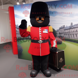 Mascot character of a Black...