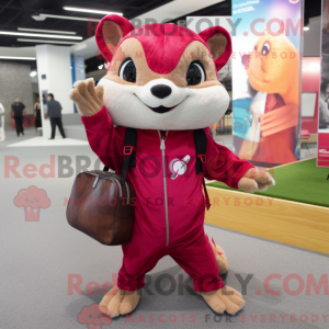 Mascot karakter van een...