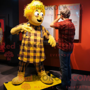 Personagem de máscara de um...