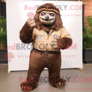 Mascot karakter van een...