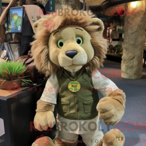 Mascot karakter van een...