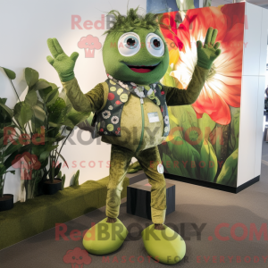 Mascot character of a Olive...