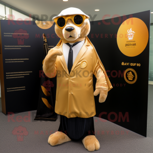 Gold Alliance maskot drakt...