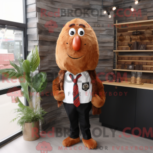 Mascot character of a Rust...