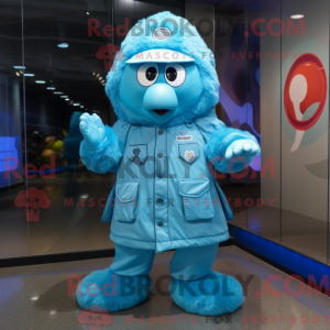 Mascottefiguur van een...