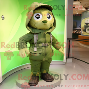 Personaje mascota de Olive...