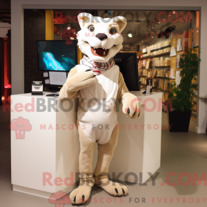 Maskot karakter af en Cream...