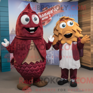 Maskot karakter af en...