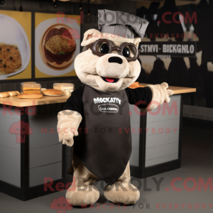 Mascot character of a Black...