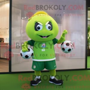 Mascot character of a Olive...