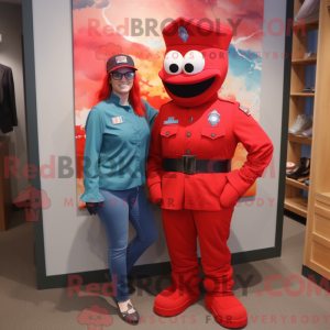 Mascottekarakter van een...
