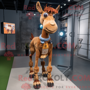 Mascot karakter van een...