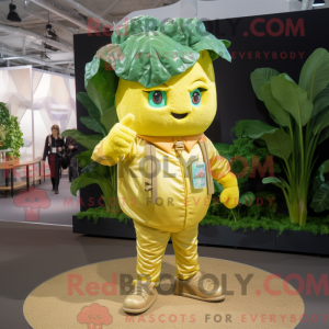 Mascot character of a Gold...
