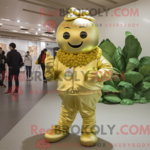 Mascot character of a Gold...