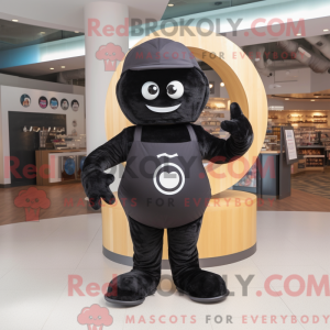 Mascot character of a Black...