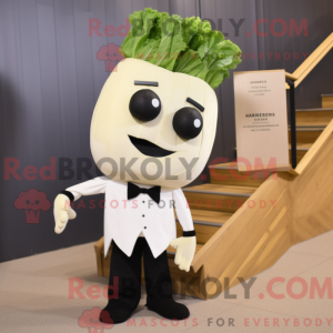 Mascot character of a Beige...