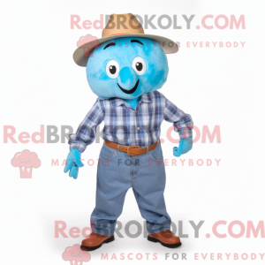 Postava maskota Sky Blue...