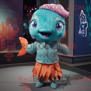 Mascot karakter van een...