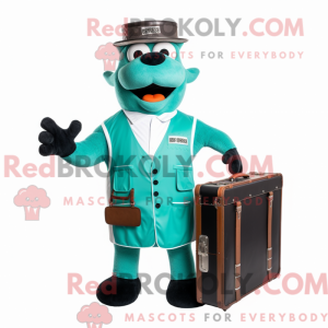 Postava maskota Teal Bbq...