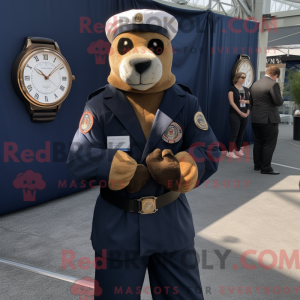 Mascottefiguur van een Rust...